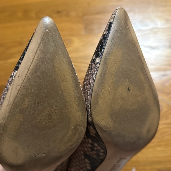 Sam Edelman - Women’s Heels - Snake Print Pointed Toe - Size 7.5 - Black - Picture 10 of 14
